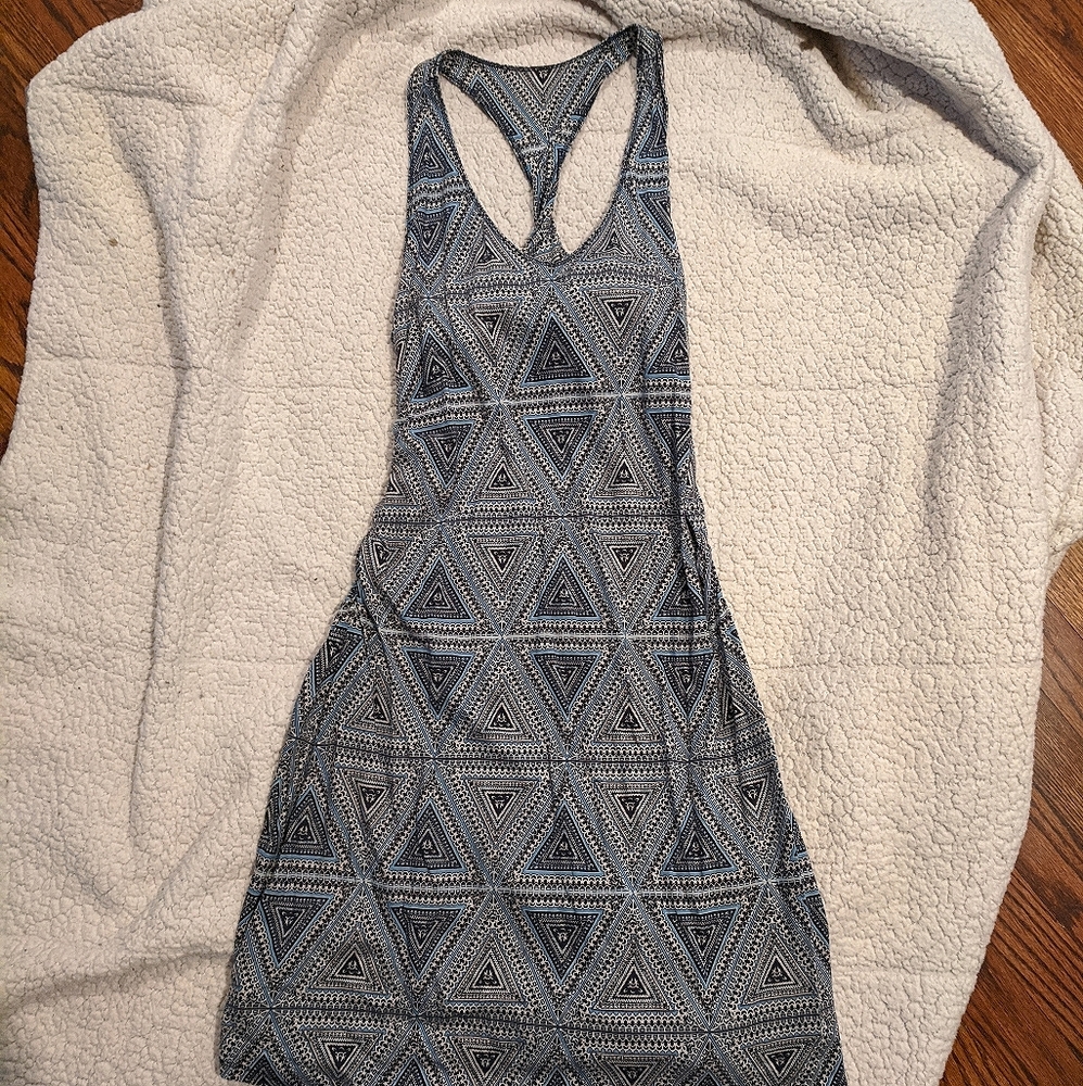 Patagonia Summer Dress Blue Geometric- Medium (M)